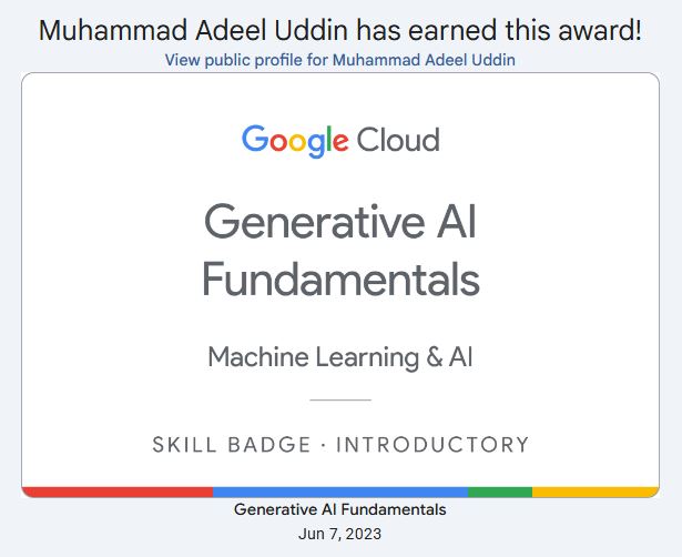 Generative AI Fundamentals