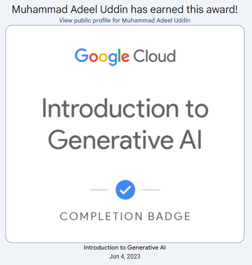 Introduction to Generative AI